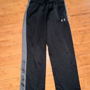 Under Armour Kids Black and Gray sweatpants